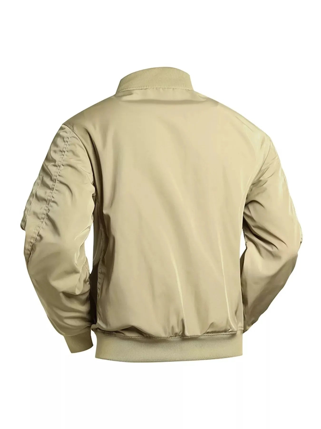 Men's Plus Size Zip Up Long Sleeve Jacket by Partner Label