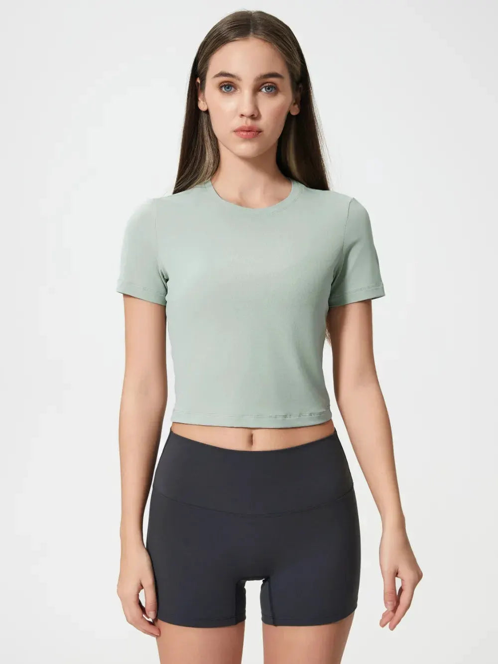 Millennia Round Neck Short Sleeve Active T-Shirt by Millennia