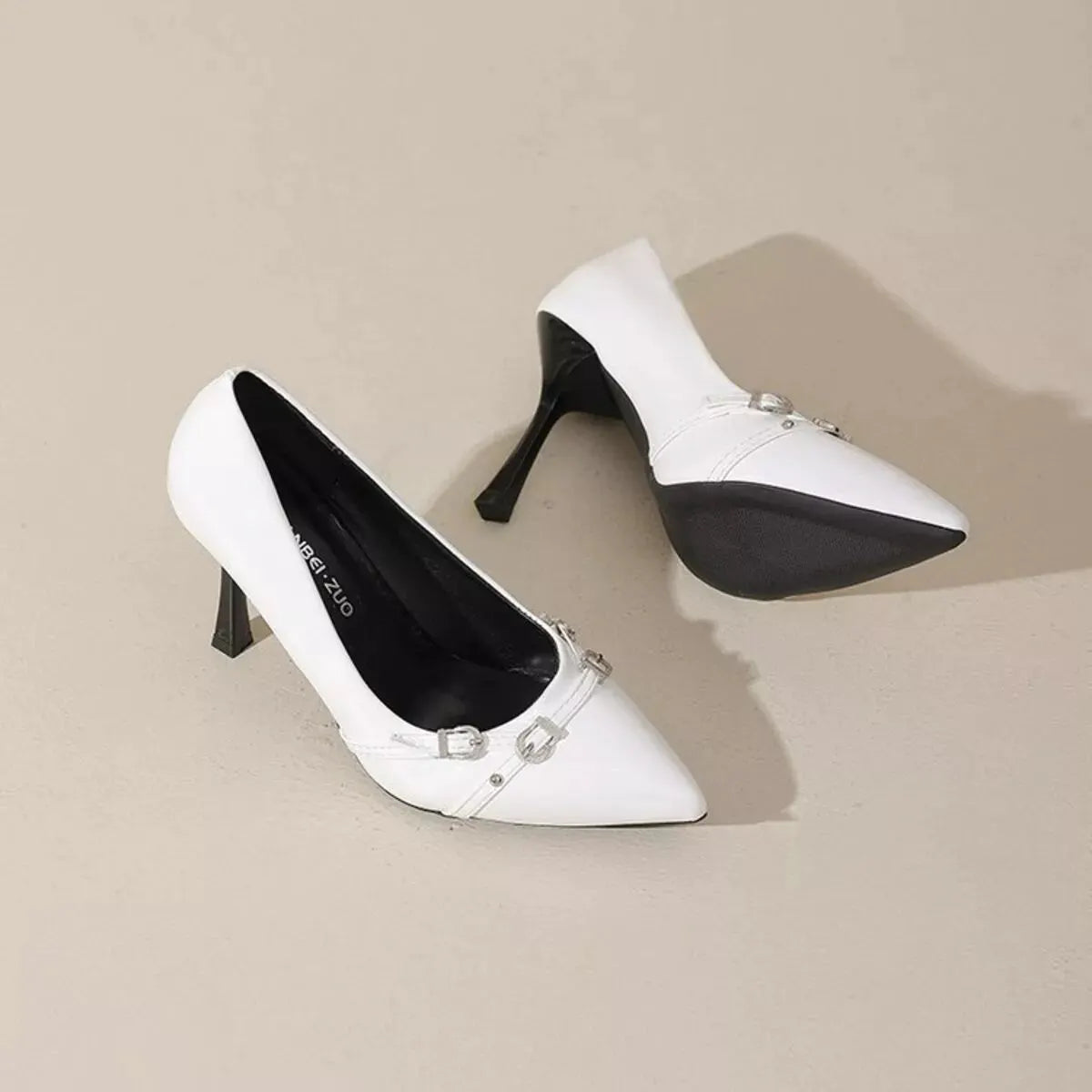 Point Toe High Heels Pumps by Partner Label