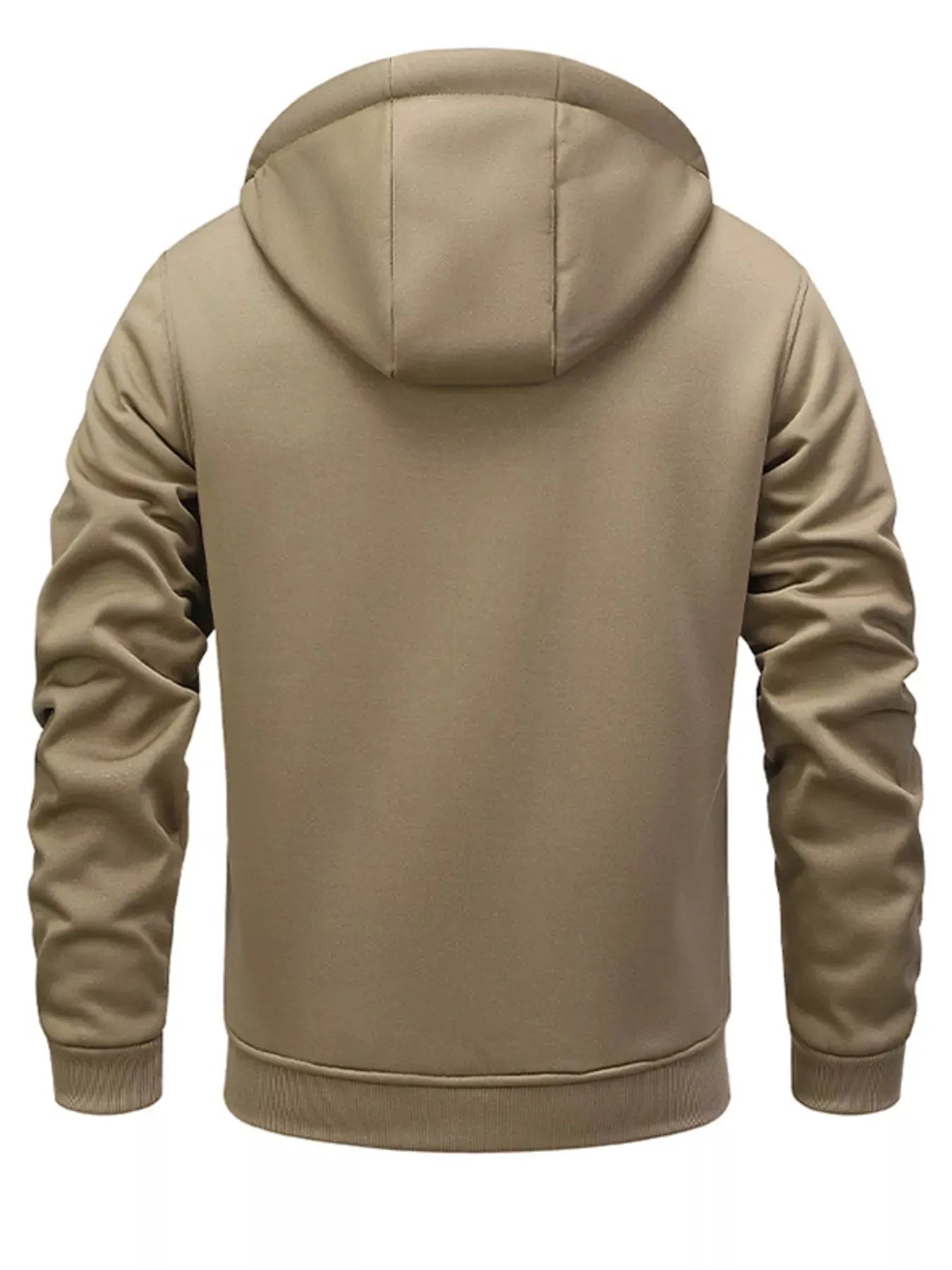 Men's Full Size Warm Fleece Lined Zip-Up Hoodie Plus Size by Partner Label