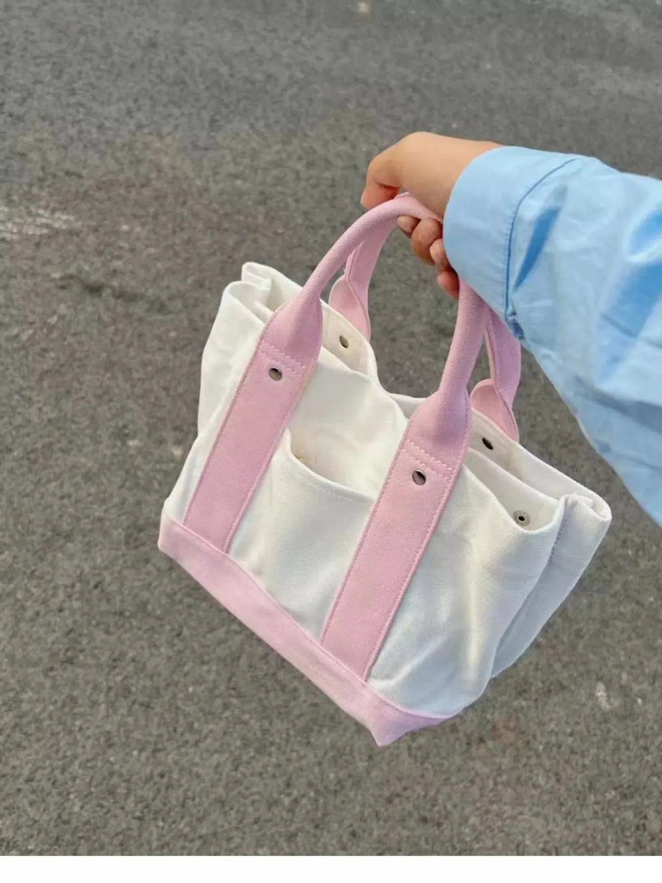 Two Tone Handbag by Partner Label