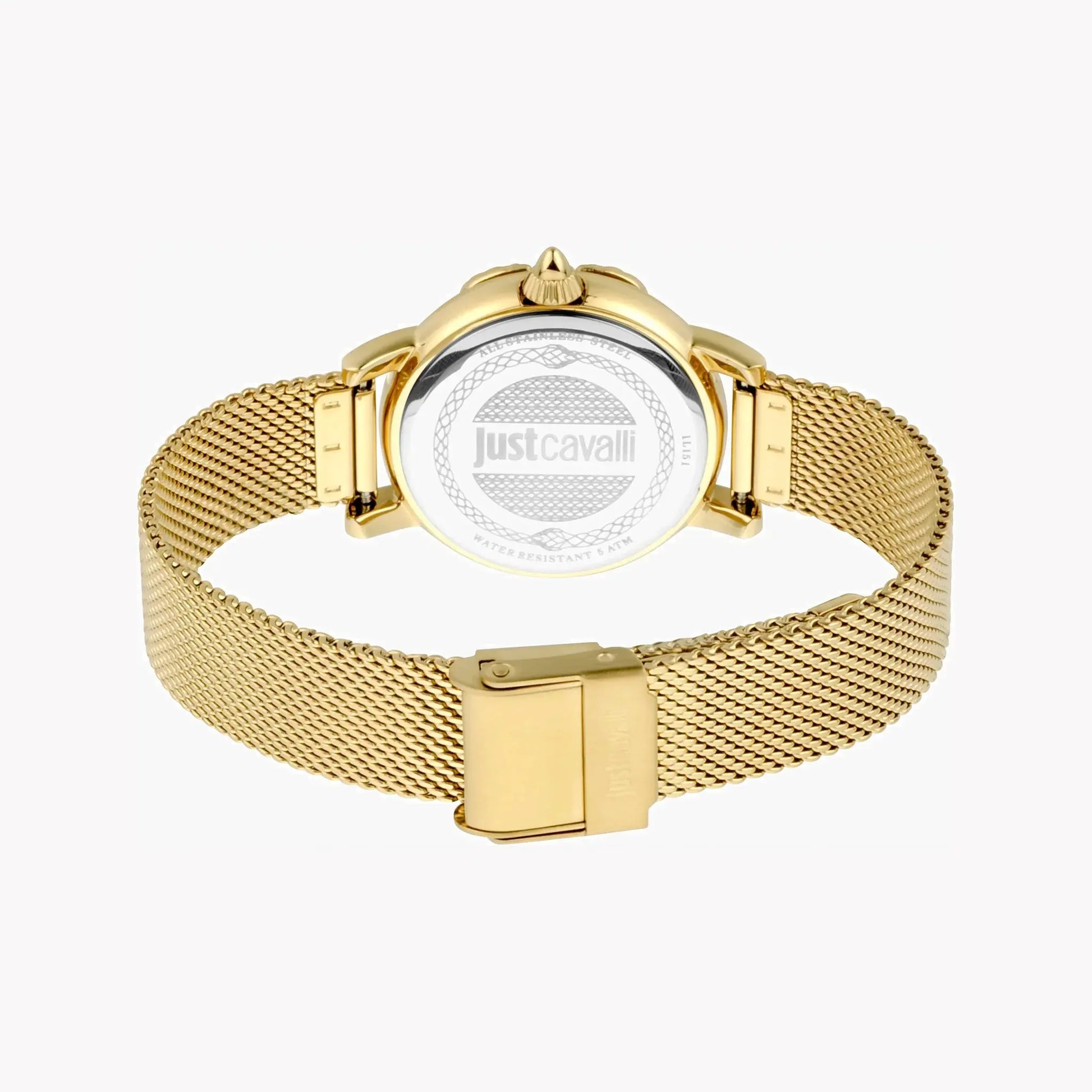 Just Cavalli Women's Gold Stainless Steel Watch, Champagne Dial | Jc1l151m0525 by JUST CAVALLI