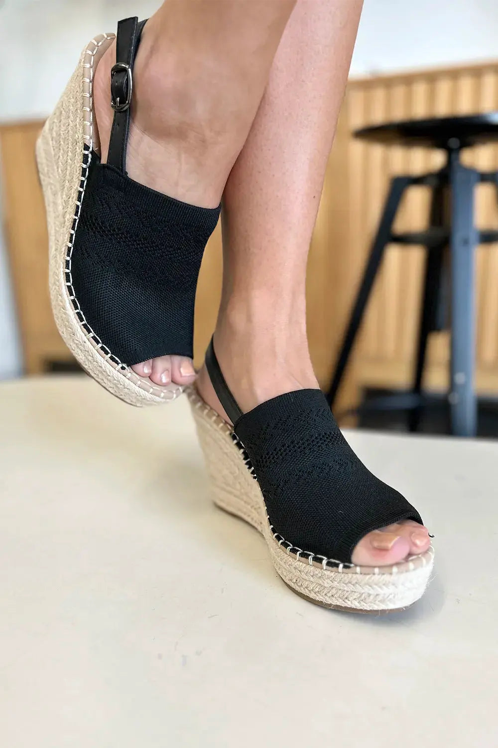 Forever Link Peep Toe High Heel Sandals by Forever Link