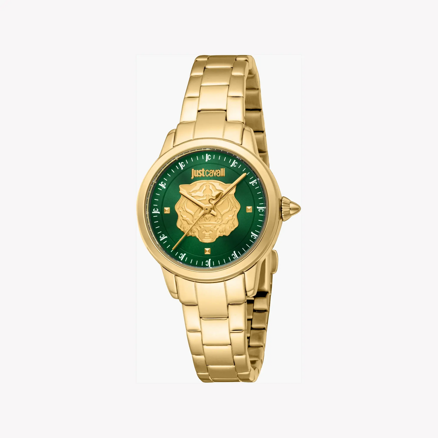 Just Cavalli Women's Gold Watch, Dark Green Dial | Jc1l334m0065 by JUST CAVALLI