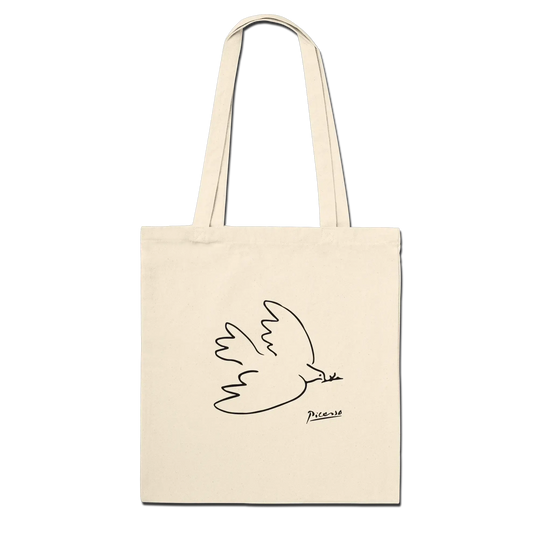 Pablo Picasso Dove of Peace 1949 artwork tote bag by Art-O-Rama Shop