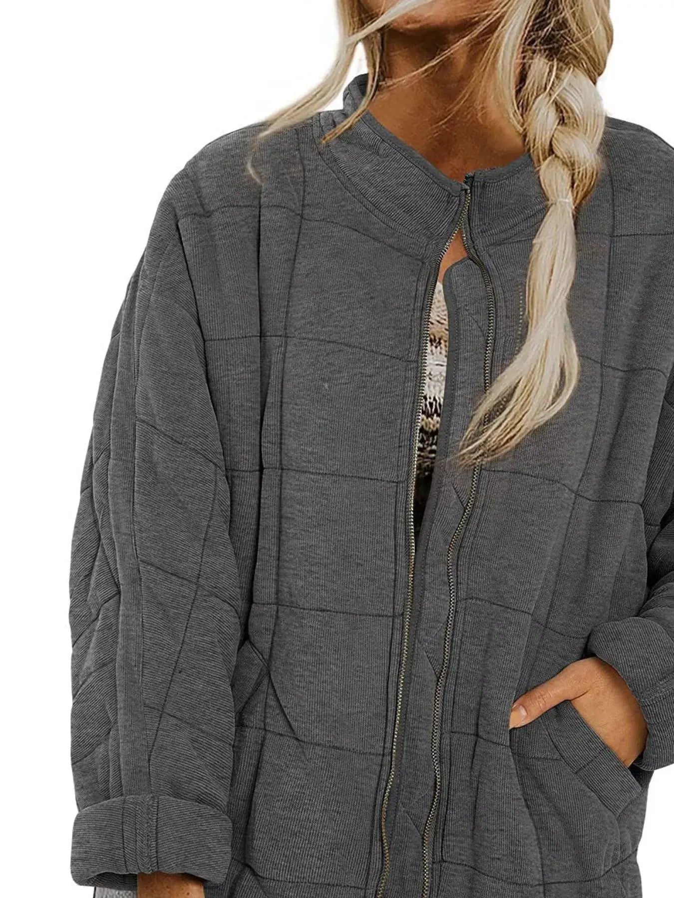 Quilted Zip Up Outerwear | Partner Labels Selection by Partner Label