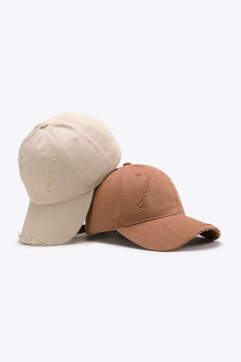 Distressed Adjustable Baseball Cap by Partner Label