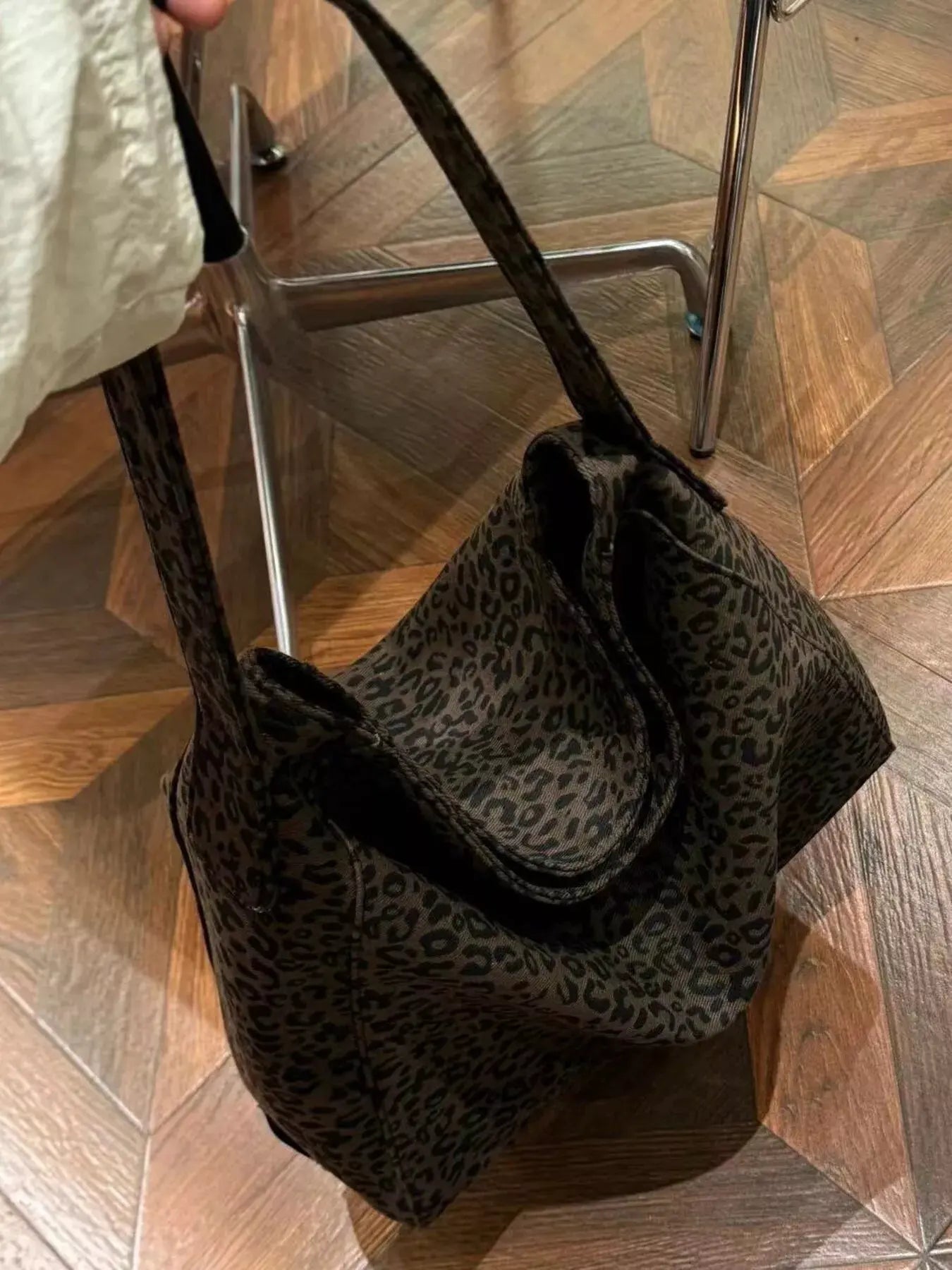 Leopard Print Tote Bag by Partner Label
