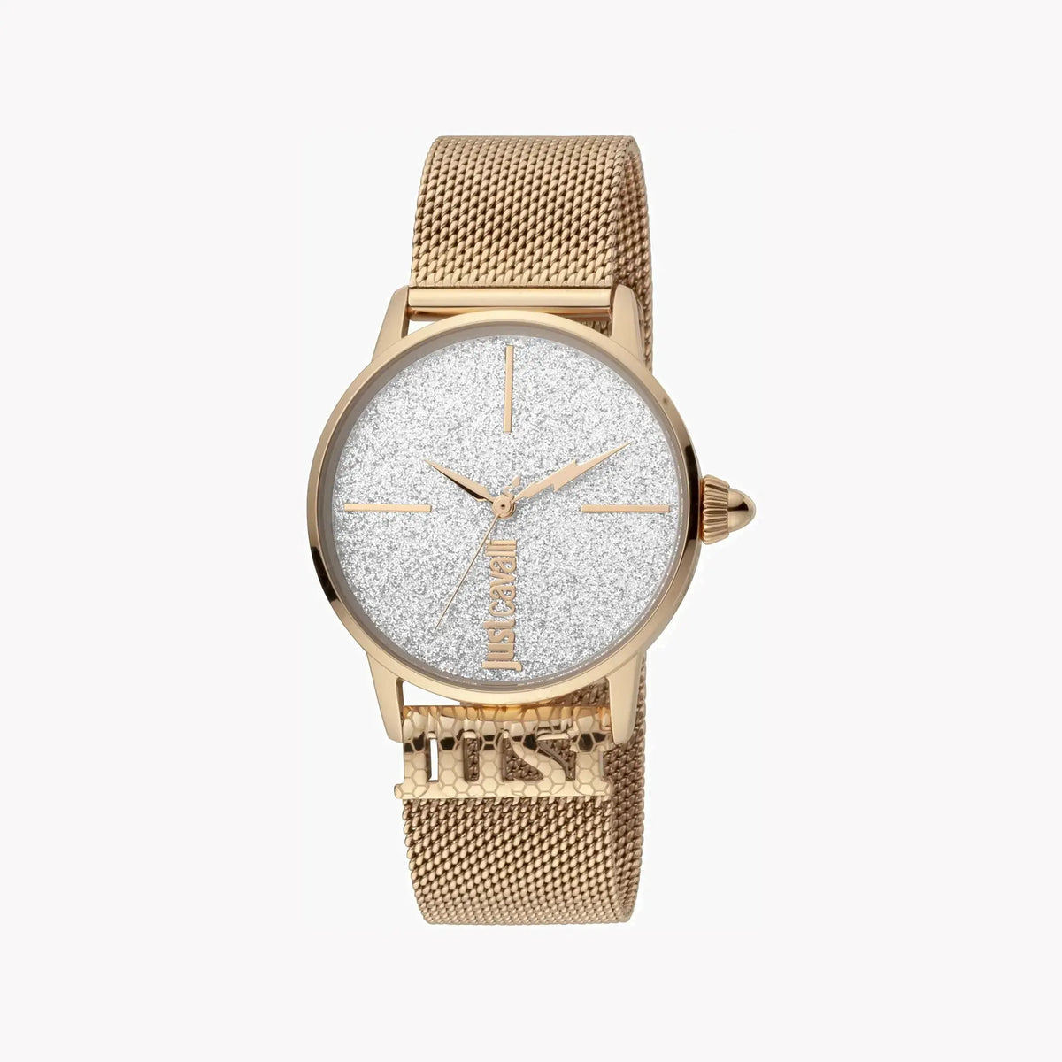 Just Cavalli Women's Rose Gold Watch, Silver Dial | Jc1l078m0075 by JUST CAVALLI