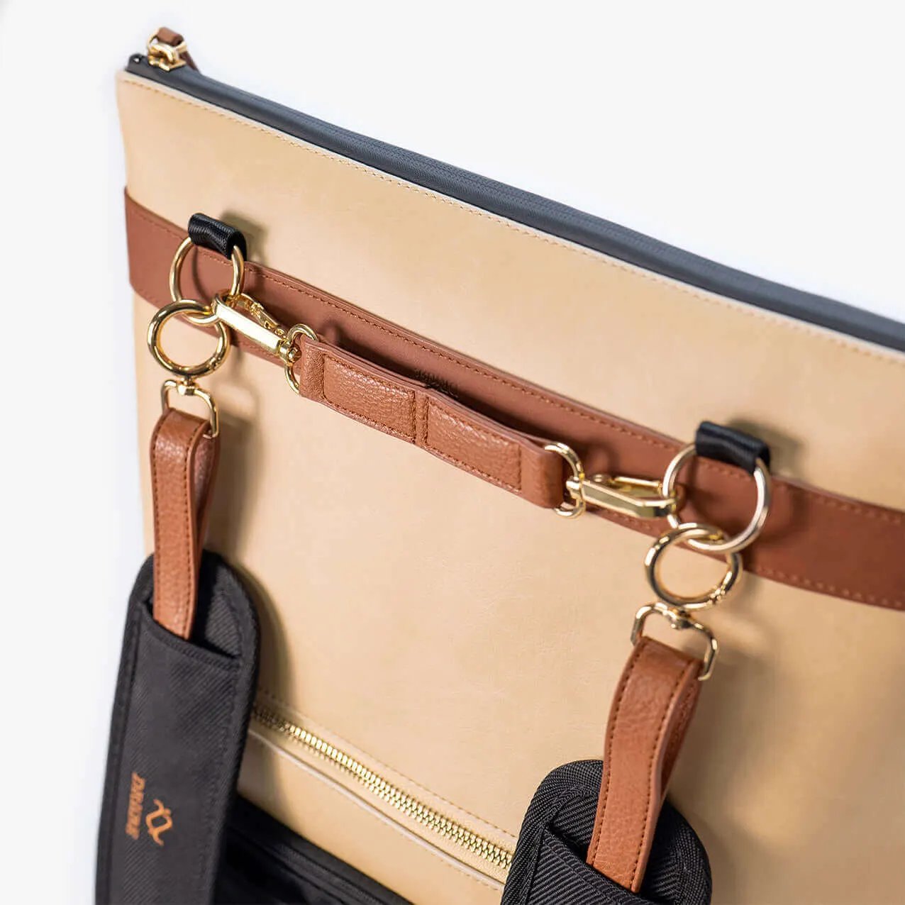 DAKOTA 3 in 1 Convertible Backpack Purse, Sand by DRiiBE