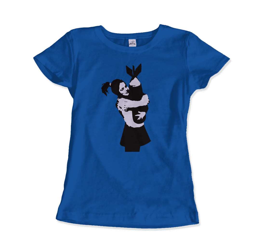 Banksy Bomb Hugger street art t-shirt by Art-O-Rama Shop