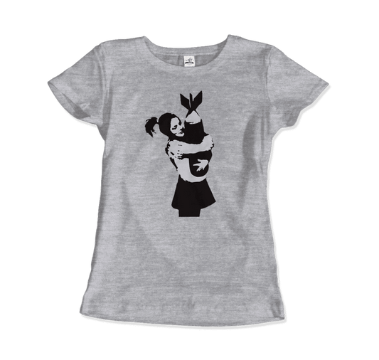 Banksy Bomb Hugger street art t-shirt by Art-O-Rama Shop