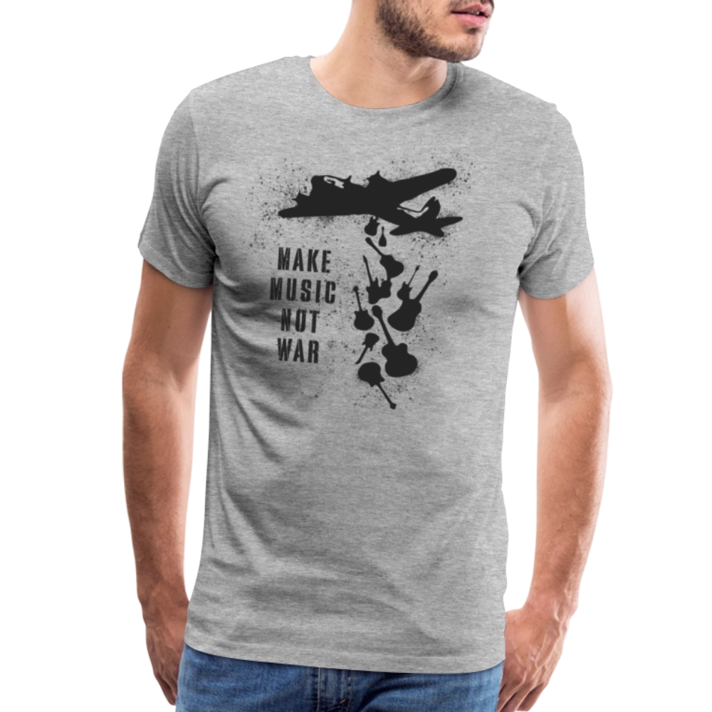 Banksy Make Music Not War street art t-shirt by Art-O-Rama Shop