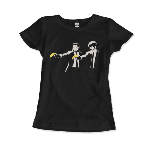 Banksy Pulp Fiction street art t-shirt by Art-O-Rama Shop