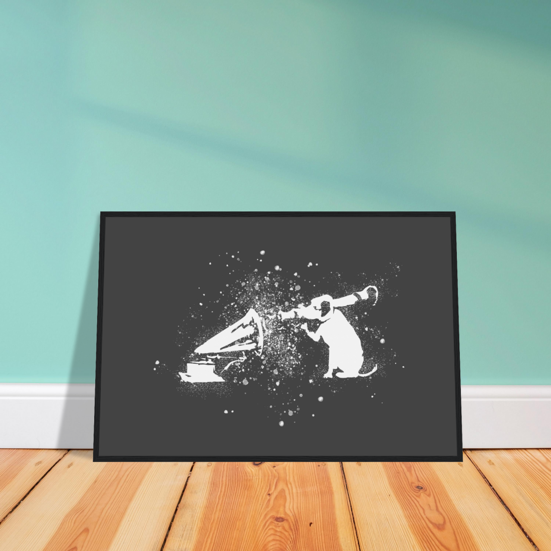 Banksy Rocket Dog (His Master’s Voice) street art poster by Art-O-Rama Shop