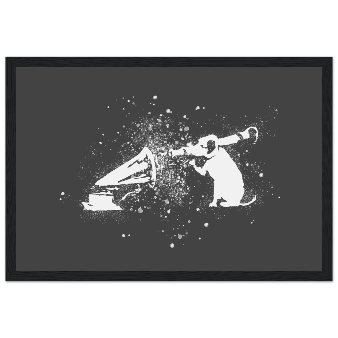 Banksy Rocket Dog (His Master’s Voice) street art poster by Art-O-Rama Shop