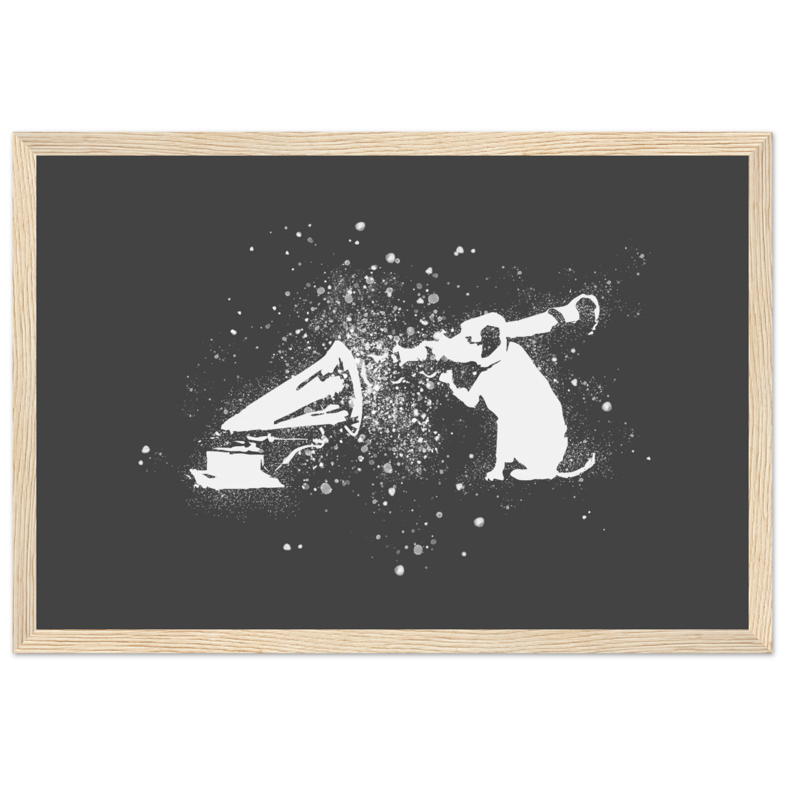 Banksy Rocket Dog (His Master’s Voice) street art poster by Art-O-Rama Shop