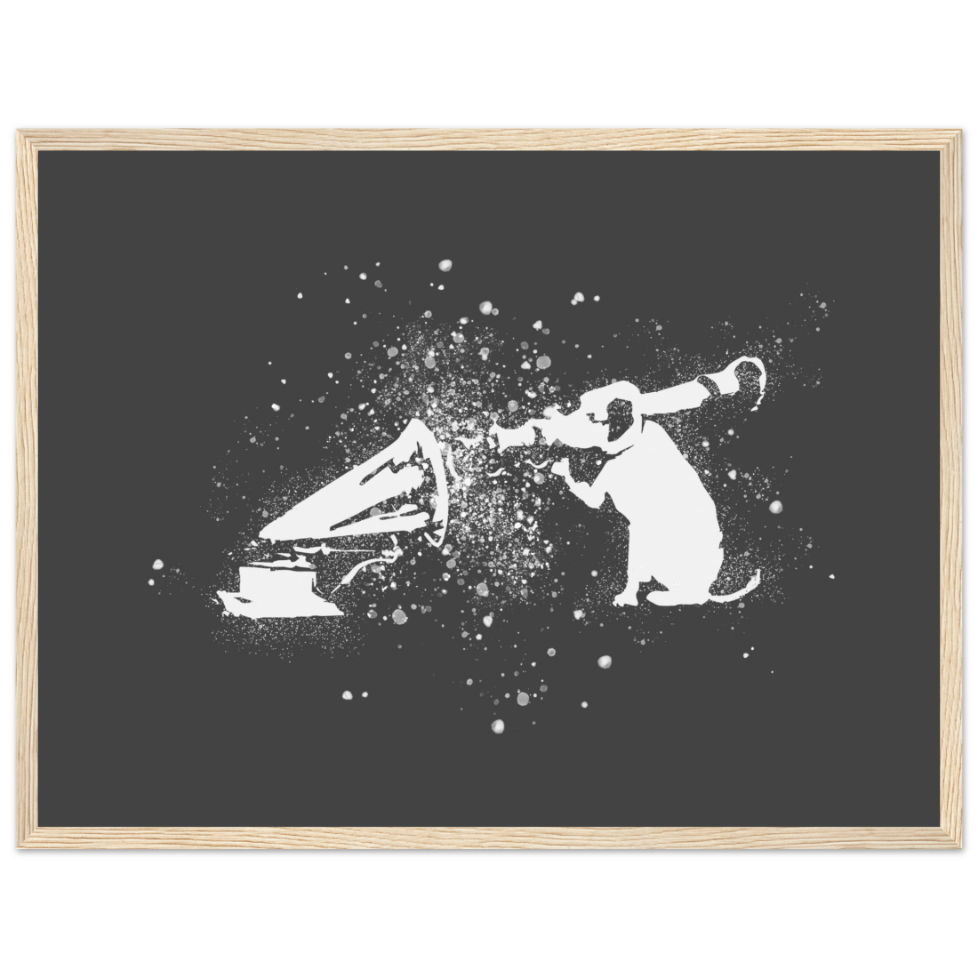 Banksy Rocket Dog (His Master’s Voice) street art poster by Art-O-Rama Shop