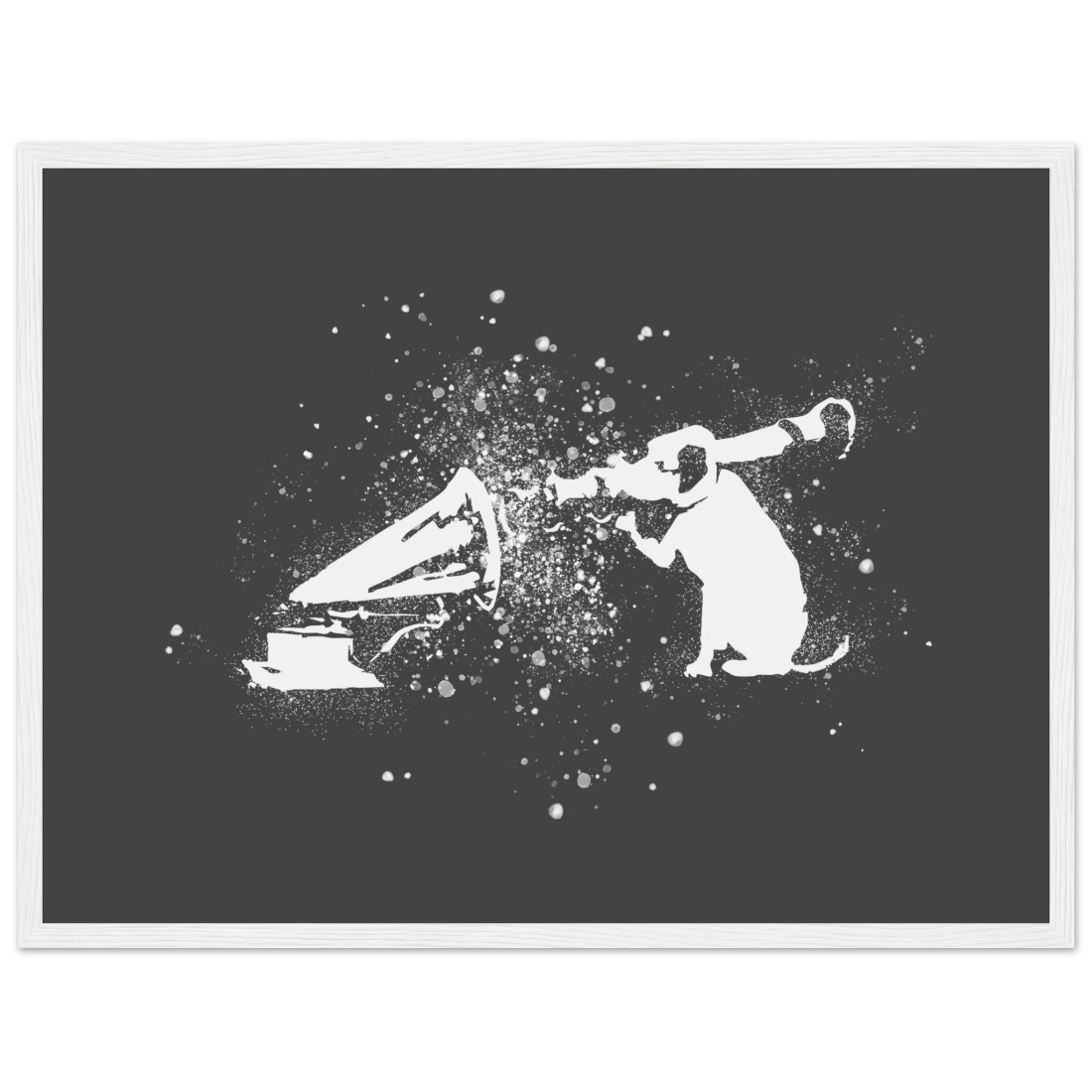 Banksy Rocket Dog (His Master’s Voice) street art poster by Art-O-Rama Shop