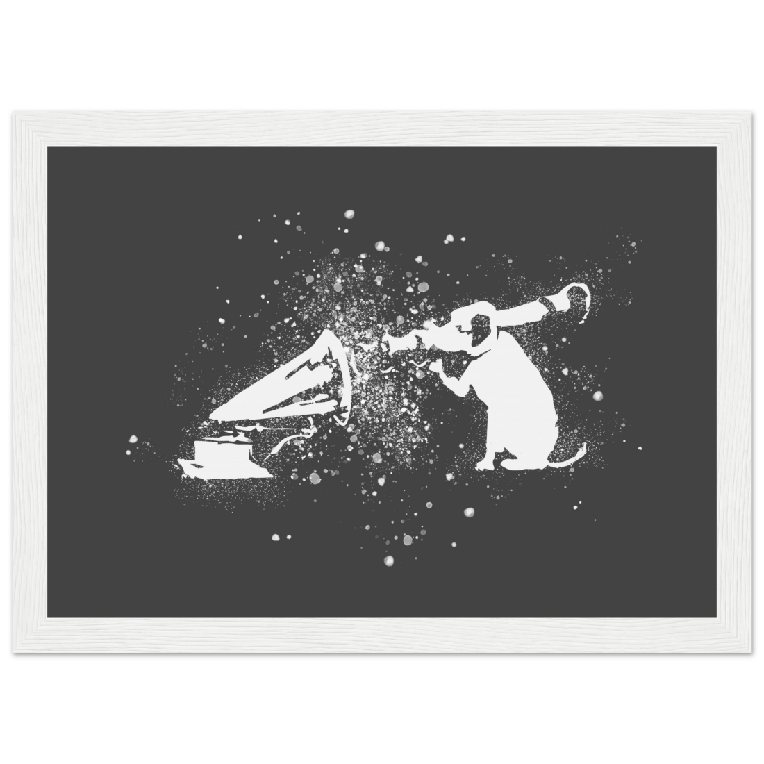 Banksy Rocket Dog (His Master’s Voice) street art poster by Art-O-Rama Shop