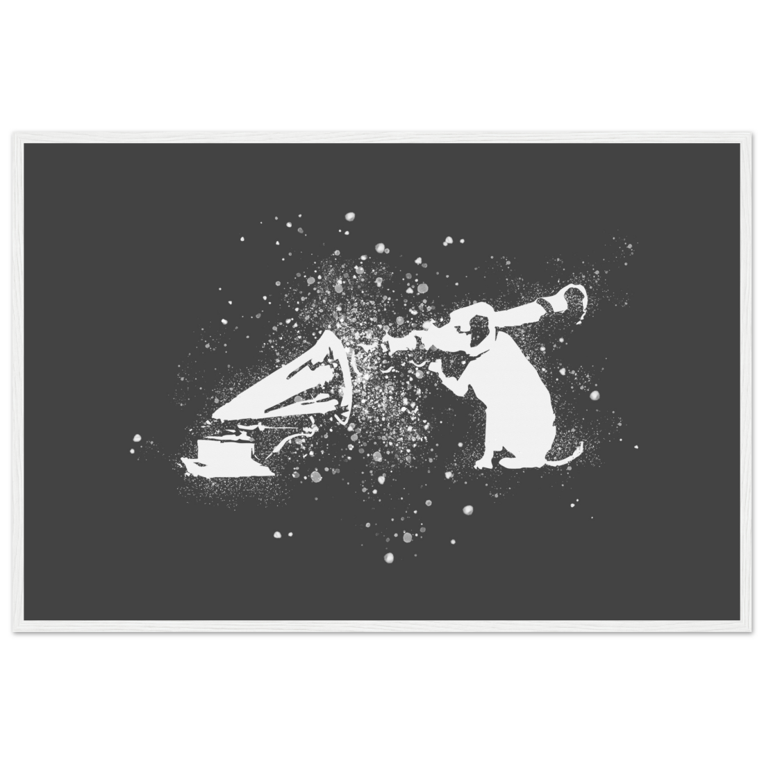 Banksy Rocket Dog (His Master’s Voice) street art poster by Art-O-Rama Shop