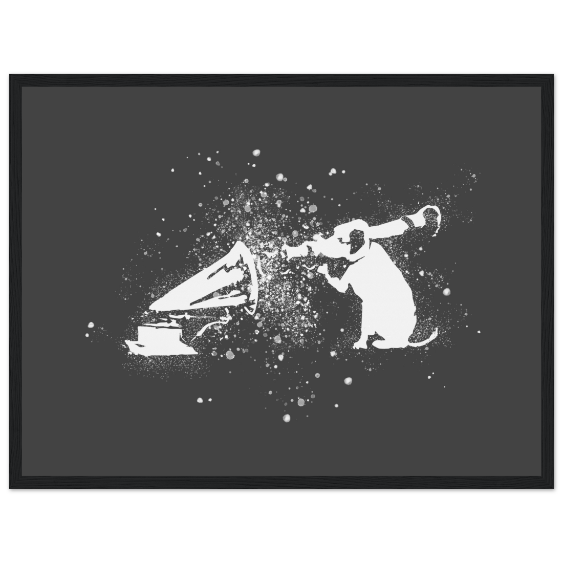 Banksy Rocket Dog (His Master’s Voice) street art poster by Art-O-Rama Shop
