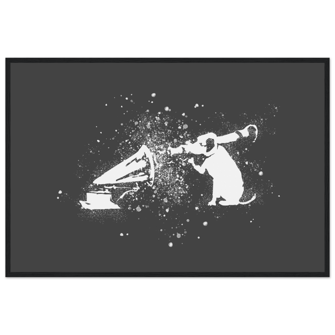 Banksy Rocket Dog (His Master’s Voice) street art poster by Art-O-Rama Shop