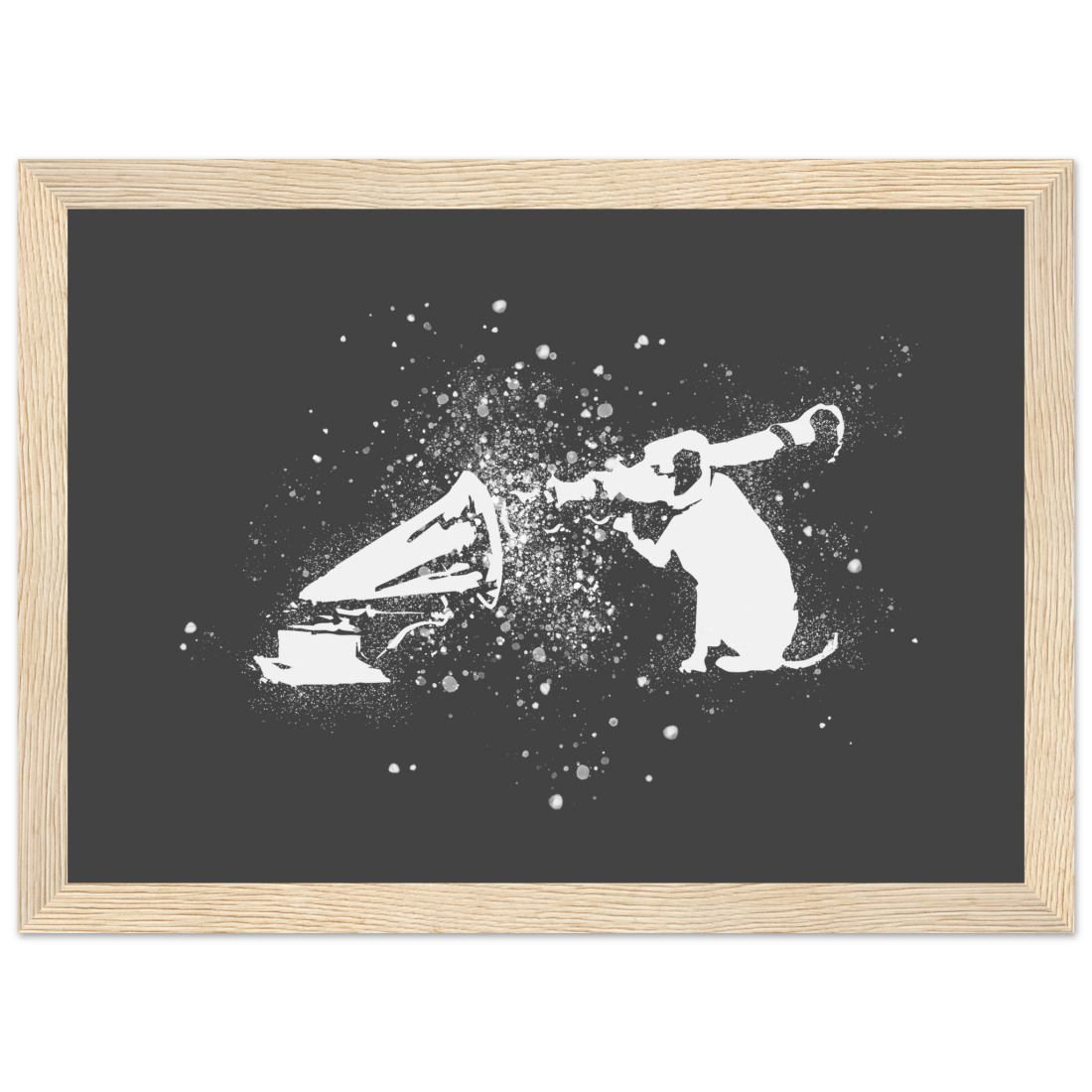 Banksy Rocket Dog (His Master’s Voice) street art poster by Art-O-Rama Shop