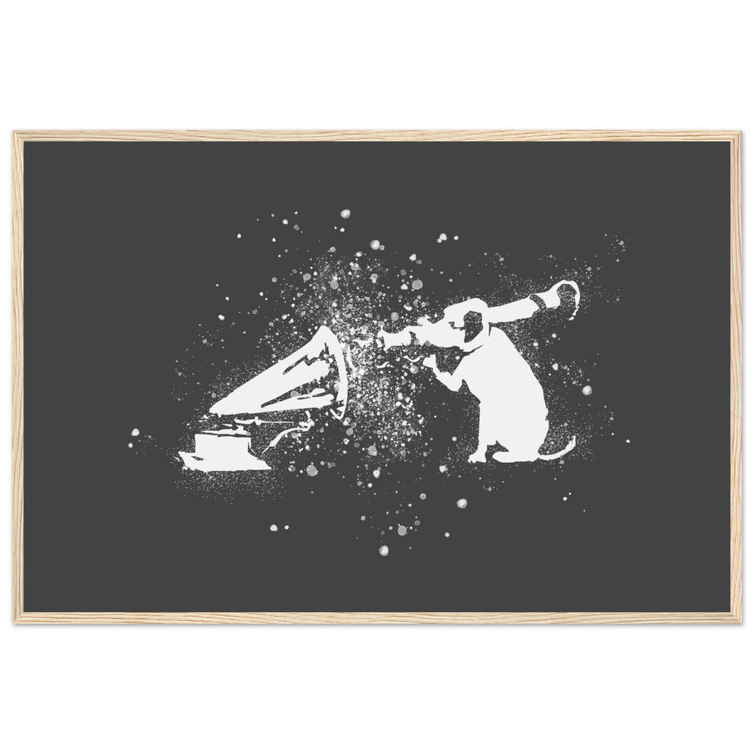 Banksy Rocket Dog (His Master’s Voice) street art poster by Art-O-Rama Shop