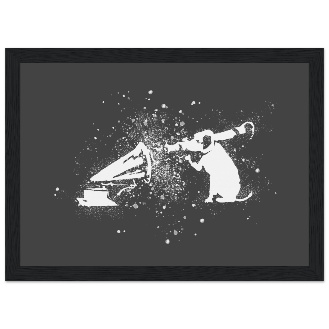 Banksy Rocket Dog (His Master’s Voice) street art poster by Art-O-Rama Shop