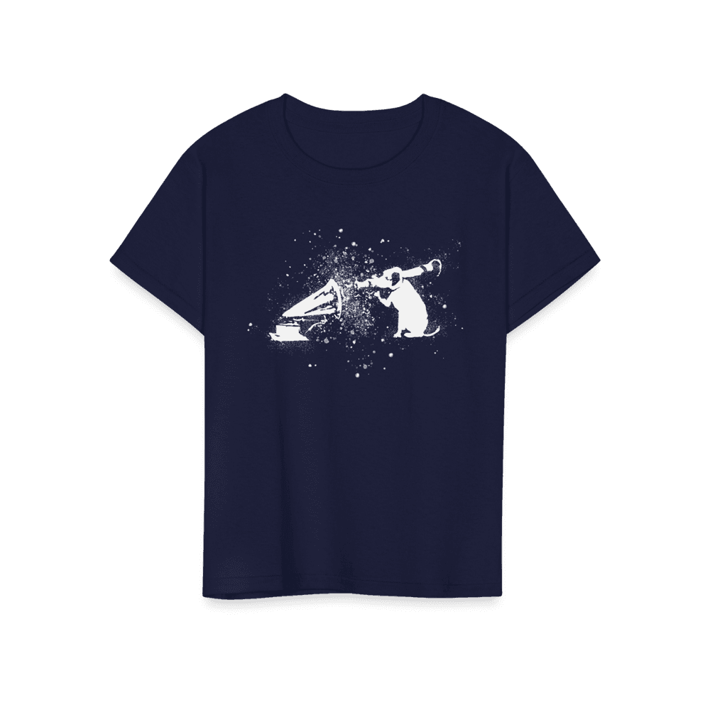 Banksy Rocket Dog (His Master’s Voice) street art t-shirt by Art-O-Rama Shop