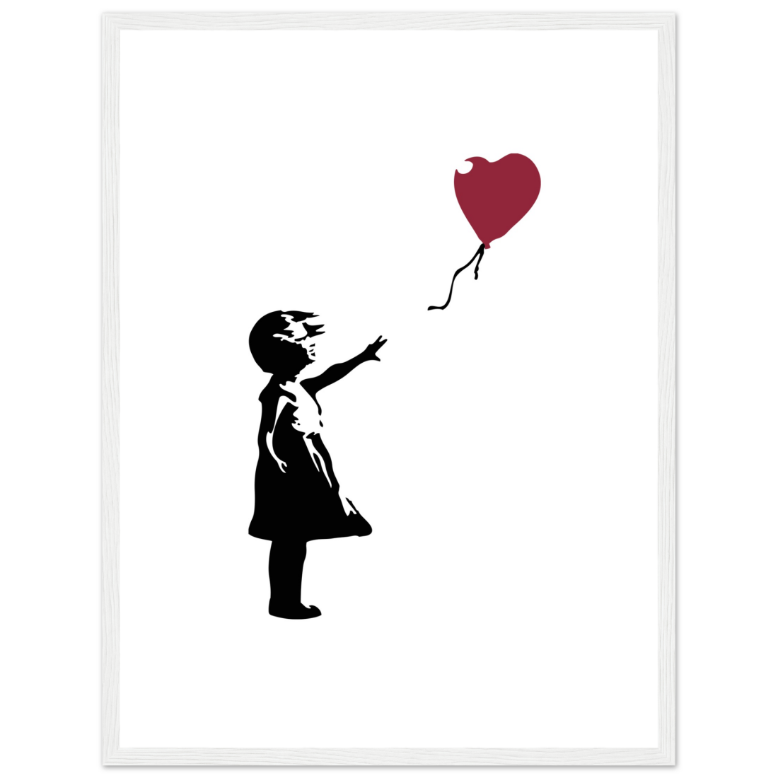 Banksy the Girl with a Red Balloon artwork poster by Art-O-Rama Shop