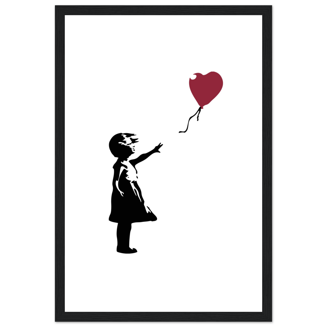 Banksy the Girl with a Red Balloon artwork poster by Art-O-Rama Shop