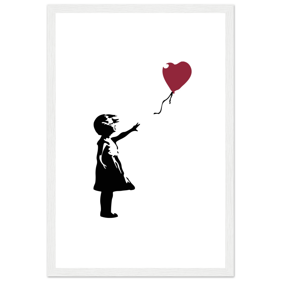Banksy the Girl with a Red Balloon artwork poster by Art-O-Rama Shop