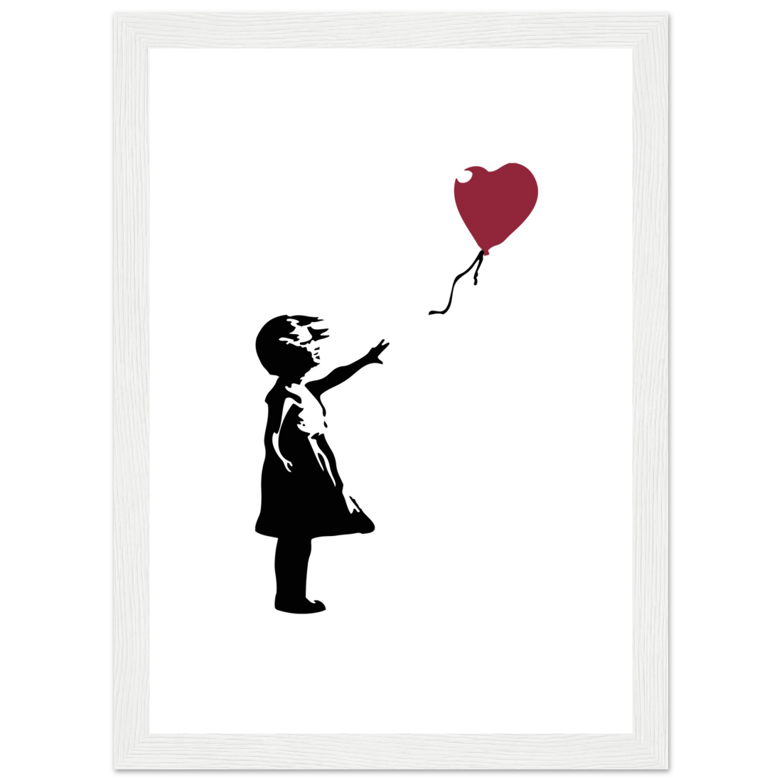 Banksy the Girl with a Red Balloon artwork poster by Art-O-Rama Shop
