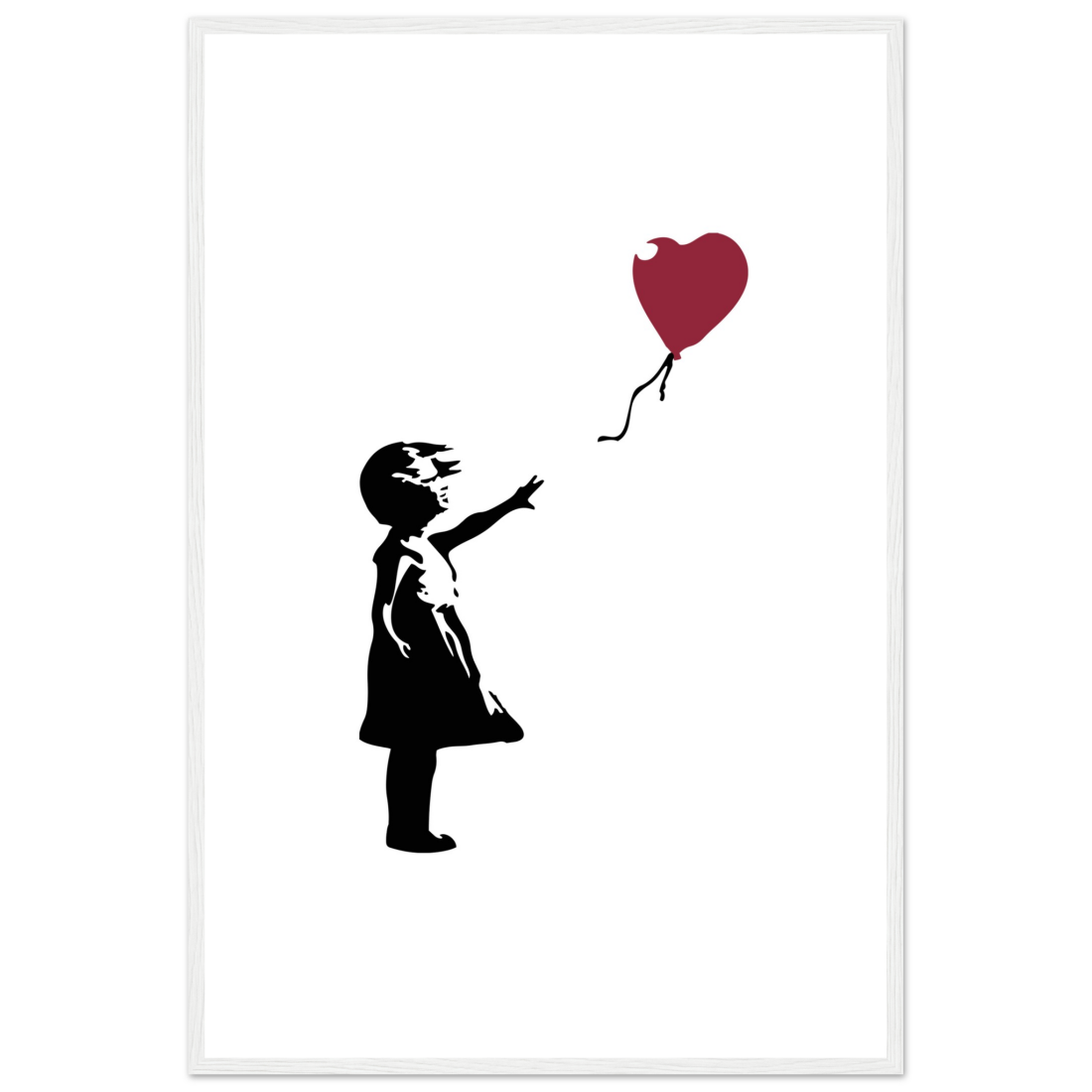 Banksy the Girl with a Red Balloon artwork poster by Art-O-Rama Shop