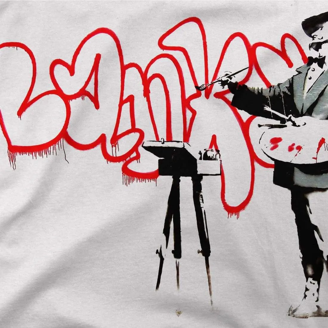 Banksy the Painter (Velazquez) from Portobello Road t-shirt by Art-O-Rama Shop