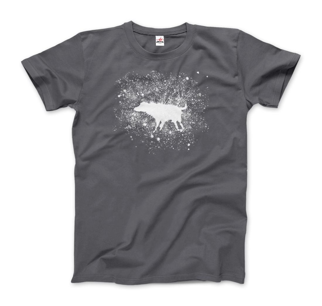 Banksy Wet Dog Splatter 2007 street art t-shirt by Art-O-Rama Shop