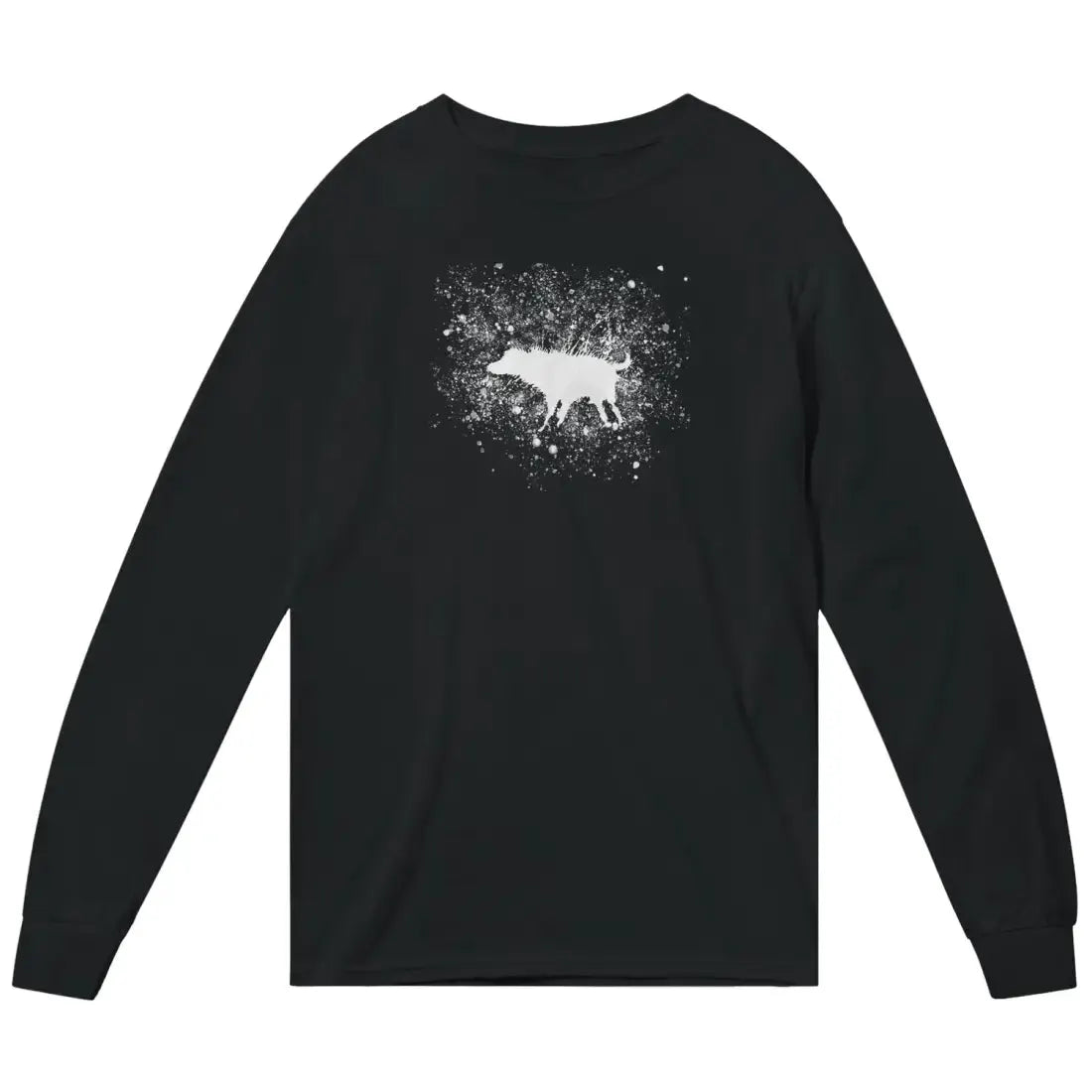 Banksy Wet Dog Splatter 2007 Street Art Long Sleeve Shirt by Art-O-Rama Shop