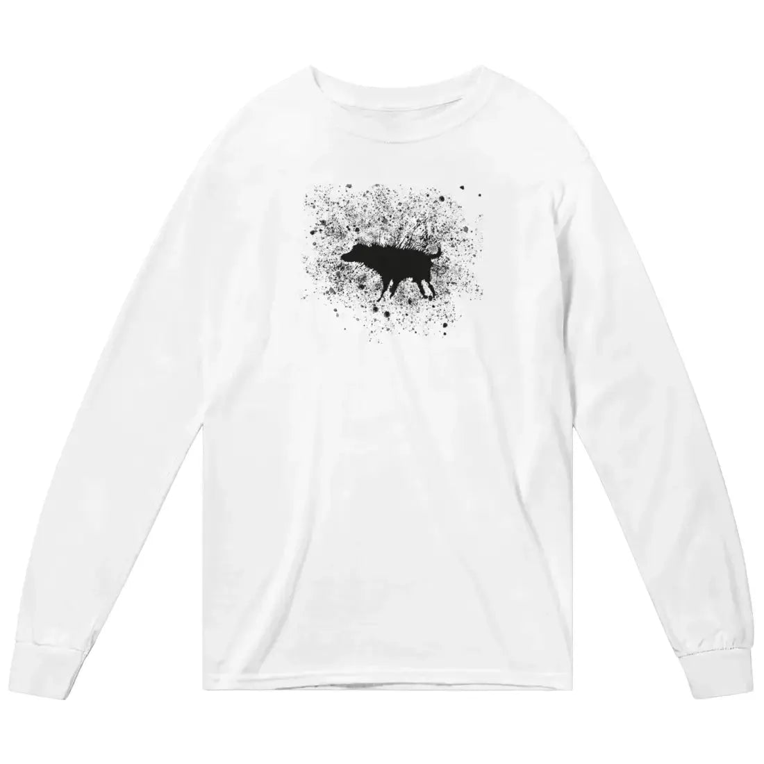 Banksy Wet Dog Splatter 2007 Street Art Long Sleeve Shirt by Art-O-Rama Shop