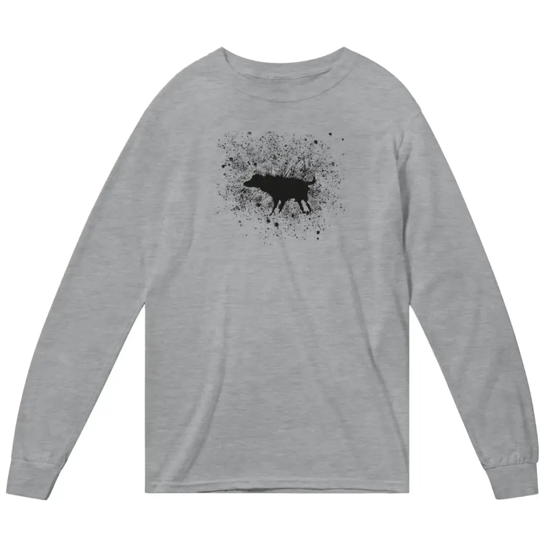 Banksy Wet Dog Splatter 2007 Street Art Long Sleeve Shirt by Art-O-Rama Shop