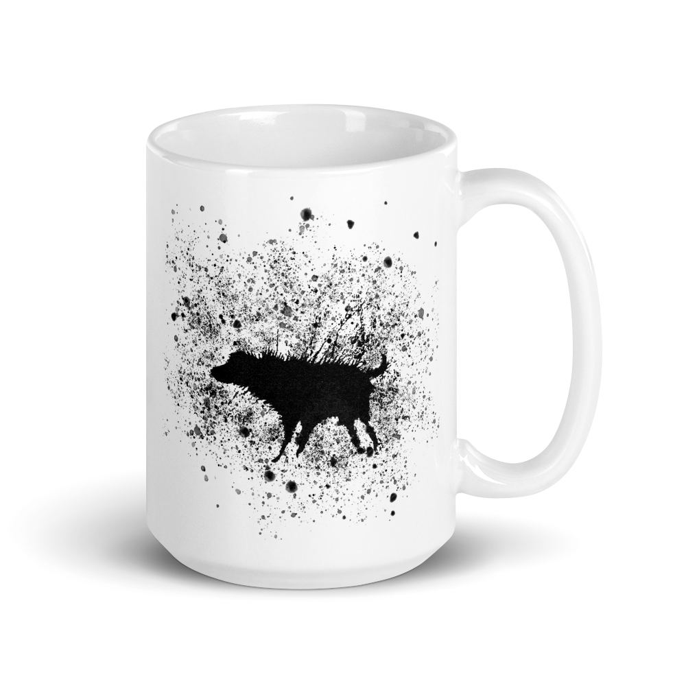 Banksy Wet Dog Splatter 2007 Street Art Mug by Art-O-Rama Shop