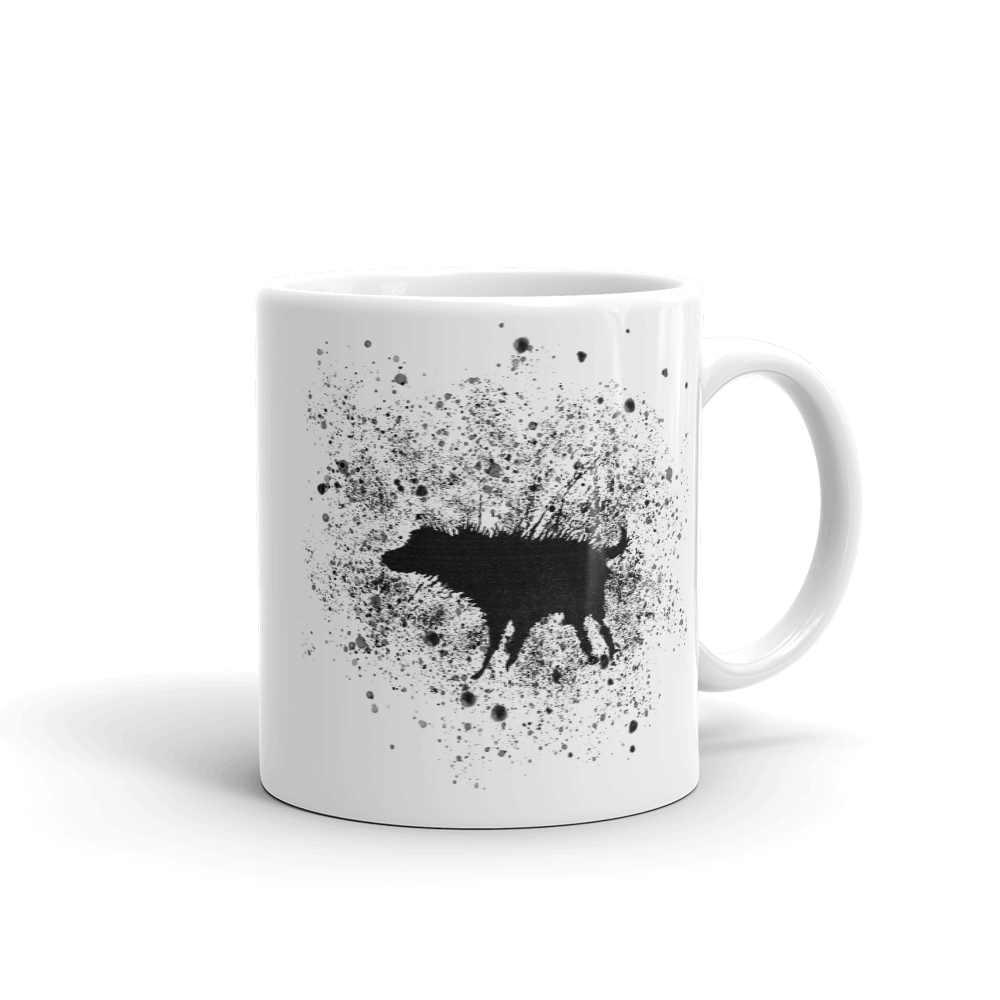 Banksy Wet Dog Splatter 2007 Street Art Mug by Art-O-Rama Shop