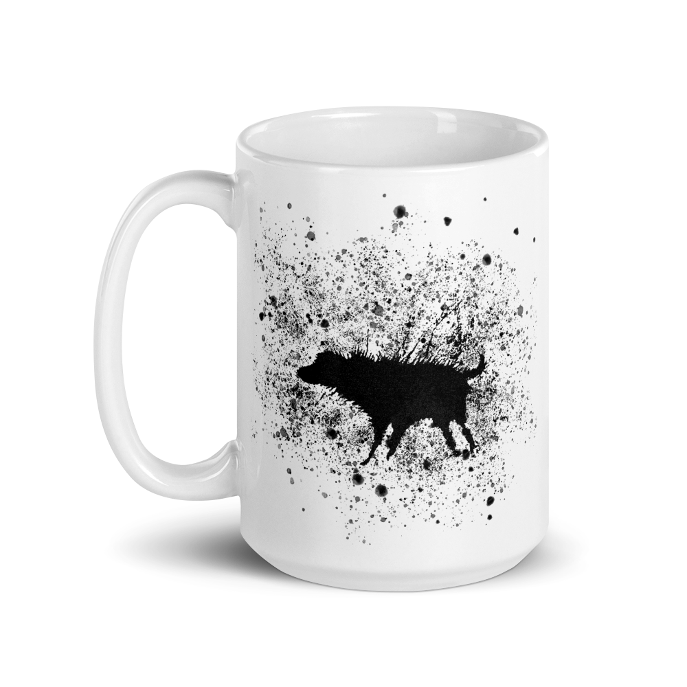 Banksy Wet Dog Splatter 2007 Street Art Mug by Art-O-Rama Shop