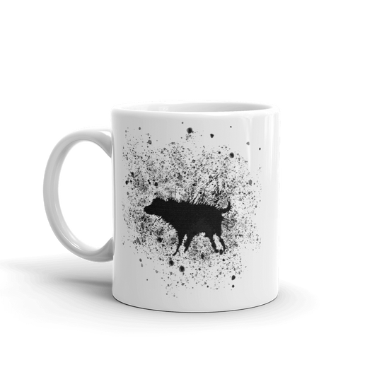 Banksy Wet Dog Splatter 2007 Street Art Mug by Art-O-Rama Shop