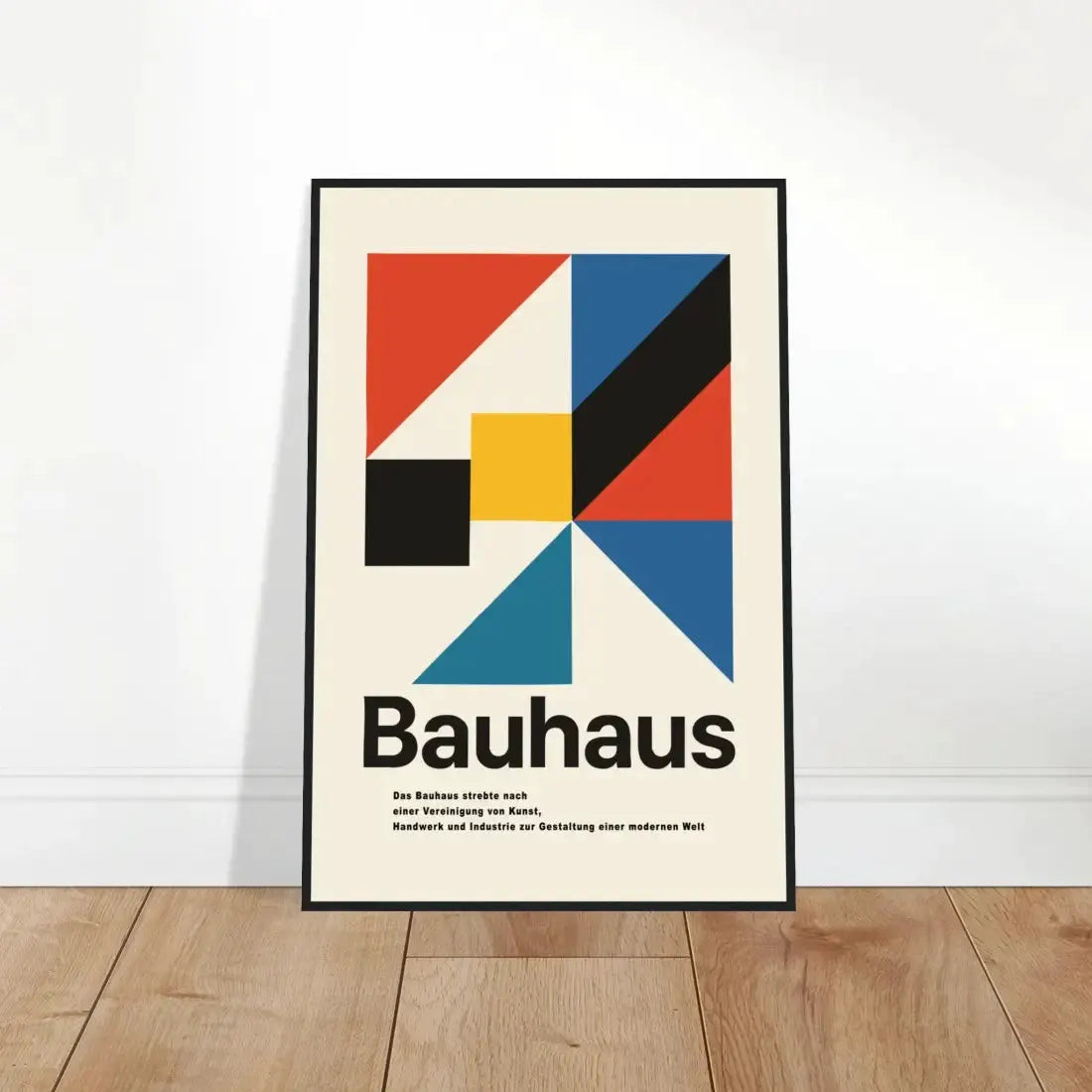 Bauhaus Modern Geometry artwork poster by Art-O-Rama Shop