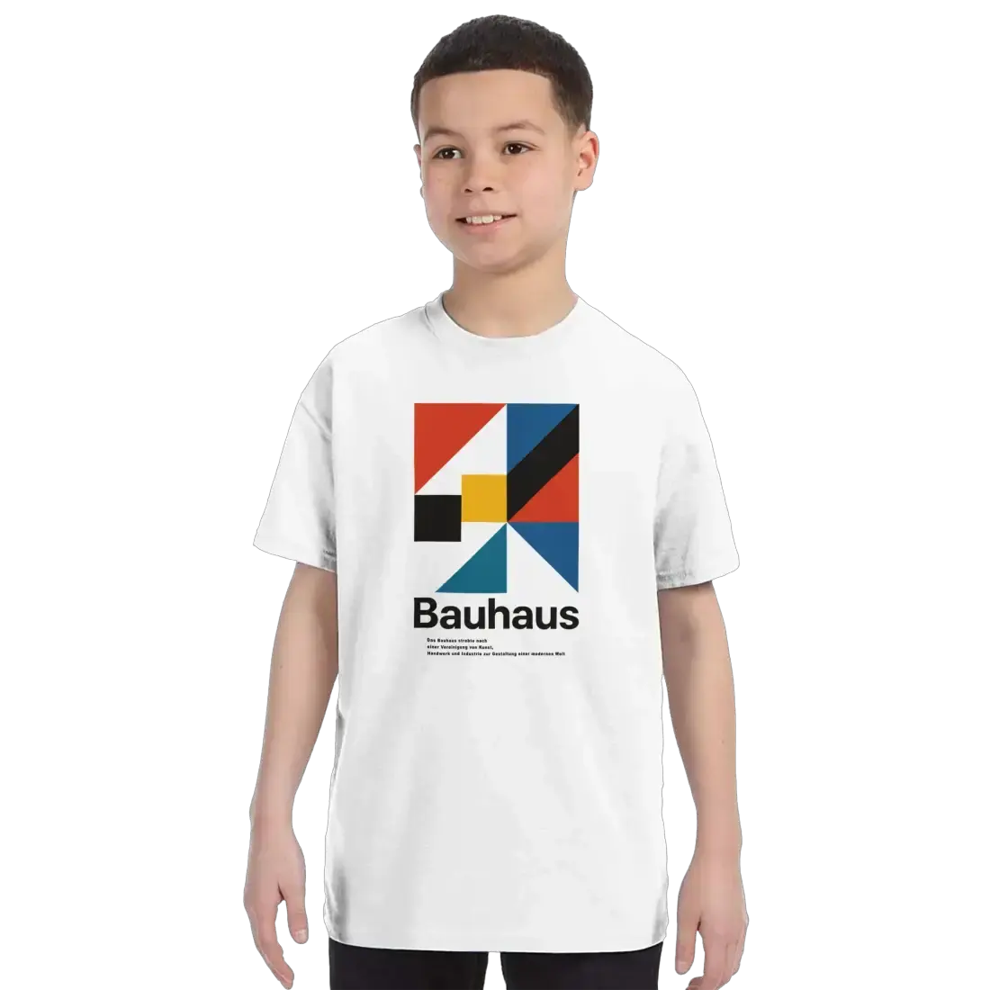 Bauhaus Modern Geometry Walter Gropius artwork t-shirt by Art-O-Rama Shop