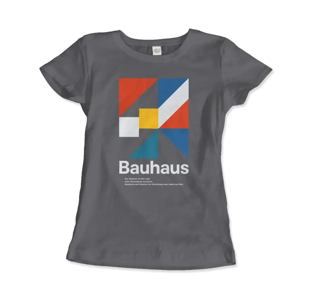 Bauhaus Modern Geometry Walter Gropius artwork t-shirt by Art-O-Rama Shop