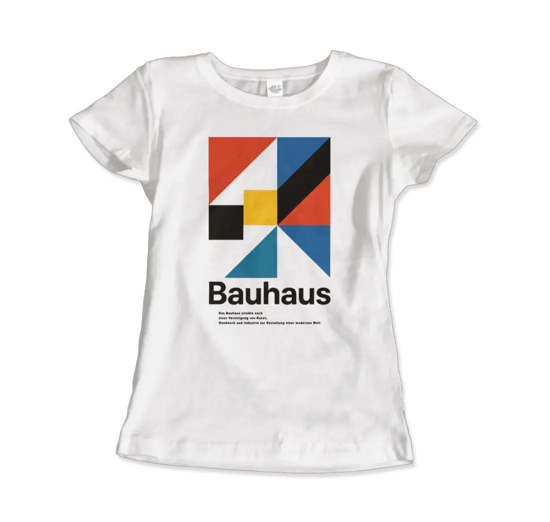 Bauhaus Modern Geometry Walter Gropius artwork t-shirt by Art-O-Rama Shop