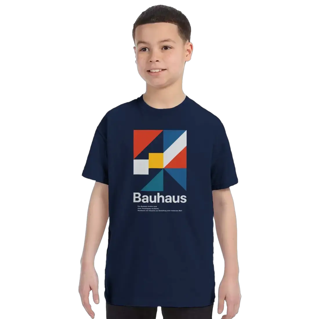 Bauhaus Modern Geometry Walter Gropius artwork t-shirt by Art-O-Rama Shop